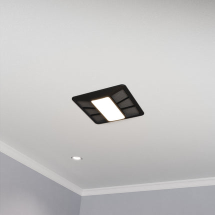 Summers Series 100 CFM Ceiling Mount Bathroom Exhaust Fan with Brilliant LED Light, Humidity Sensor Activation Anzzi