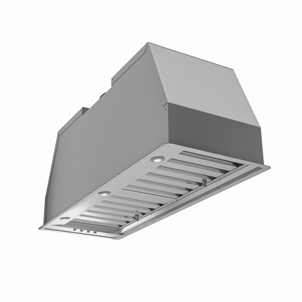 ANZZI 30-Inch 600 CFM 3-Speed Stainless Steel Convertible Residential Insert Range Hood with LED Lamp Anzzi