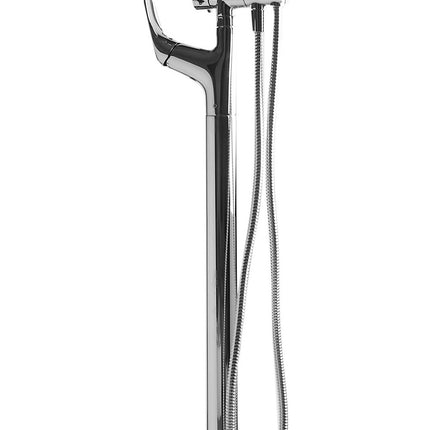 AB2758-PC Polished Chrome Floor Mounted Tub Filler + Mixer /w additional Hand Held Shower Head Alfi Brand