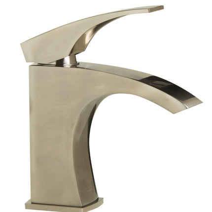 ALFI brand AB1586-BN Brushed Nickel Single Lever Bathroom Faucet Alfi Brand