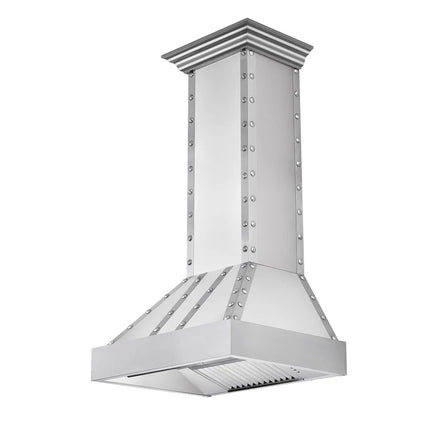 ZLINE 48 in. Ducted Vent Designer Series Wall Mount Range Hood in Satin Stainless Steel (655-4SSSS-48) Zline Appliances