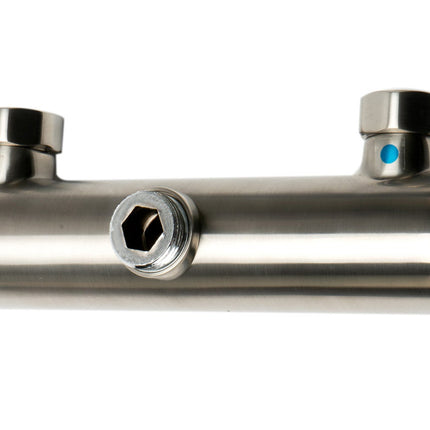 ALFI brand AB2867-BN Brushed Nickel Round Style Thermostatic Exposed Shower Set Alfi Brand