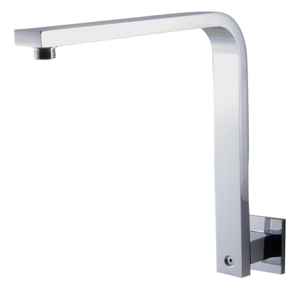 ALFI brand AB12GSW-PC Polished Chrome 12" Square Raised Wall Mounted Shower Arm Alfi Brand
