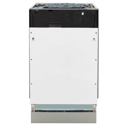 ZLINE Autograph Edition 18” Tallac Series 3rd Rack Top Control Dishwasher in Custom Panel Ready with Matte Black Handle, 51dBa (DWVZ-18-MB)