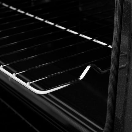 ZLINE Autograph Edition 30 in. Professional True Convection Single Wall Oven with Air Fry and Self Clean in Satin Stainless Steel with Polished Nickel Helix Handle (WASSZ-30-KPN)