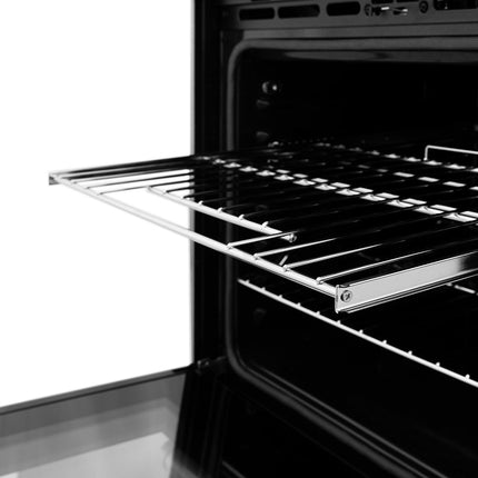 ZLINE Autograph Edition 30 in. Professional True Convection Double Wall Oven with Air Fry and Self Clean in Stainless Steel with Champagne Bronze Helix Handles (WADZ-30-KCB)