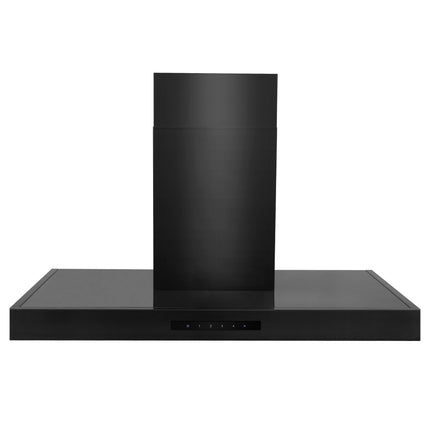 ZLINE 30" Convertible Vent Wall Mount Range Hood in Black Stainless Steel (BSKEN-30)