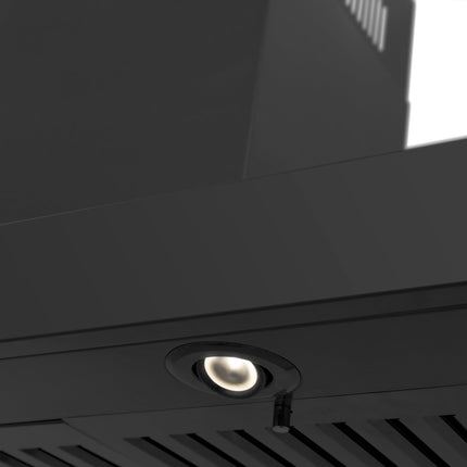 ZLINE 30" Convertible Vent Wall Mount Range Hood in Black Stainless Steel (BSKEN-30)