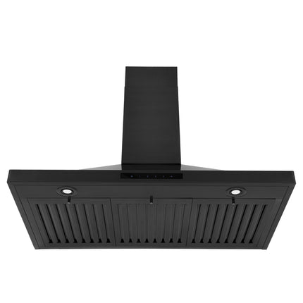 ZLINE 36" Convertible Vent Wall Mount Range Hood in Black Stainless Steel (BSKBN-36)