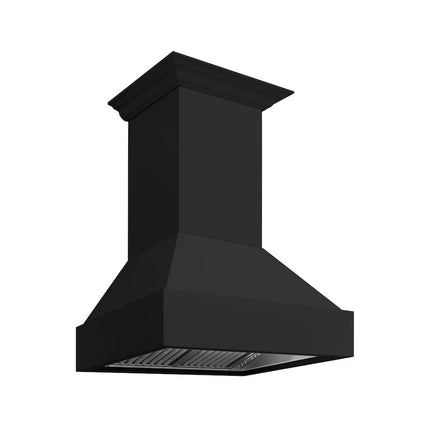 ZLINE 30 in. Wooden Wall Mount Range Hood in Rustic Black Finish (355CC-30)