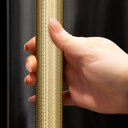 ZLINE Autograph Edition 36 in. 28.9 cu. ft. Standard-Depth French Door External Water Dispenser Refrigerator with Dual Ice Maker in Fingerprint-Resistant Black Stainless Steel and Champagne Bronze Helix Handles (RSMZ-W36-BS-KCB)