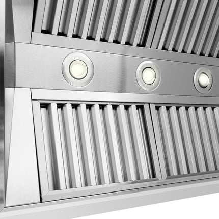 ZLINE 30 in. Wooden Wall Mount Range Hood in Rustic Bright White Finish (355WW-30)
