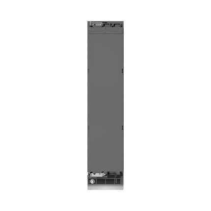 ZLINE Autograph Edition 18 in. 8.6 cu. ft. Panel Ready Left Hinge Column Freezer with Graphite Gray Interior and Matte Black Accents (RBCFVLZ-18-MB)