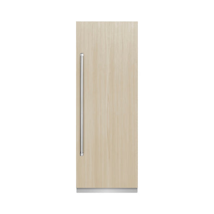 ZLINE 30 in. 16.7 cu. ft. Panel Ready Column Refrigerator with Graphite Gray Interior (RBCRV-30)