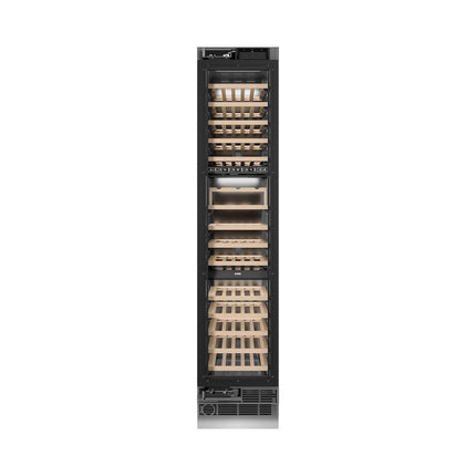 ZLINE 18 in. 9.0 cu. ft. Triple Zone 68 Bottle Panel Ready Left Hinge Column Wine Cooler (RBCWVL-18)