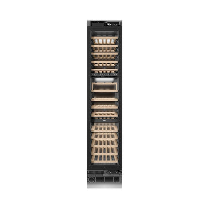 ZLINE 18 in. 9.0 cu. ft. Triple Zone 68 Bottle Panel Ready Right Hinge Column Wine Cooler (RBCWVR-18)