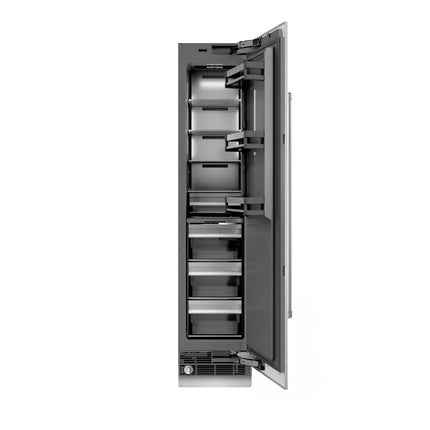ZLINE 18 in. 8.6 cu. ft. Right Hinge Column Freezer in Satin Stainless Steel with Graphite Gray Interior (RCFVR-SN-18)