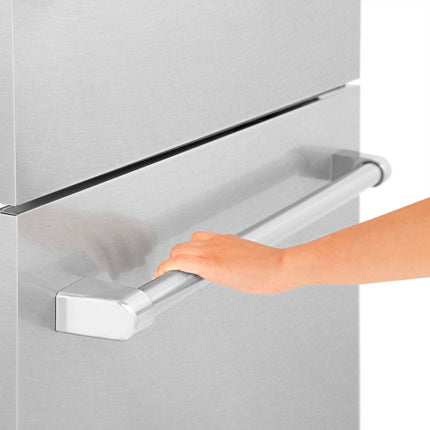 ZLINE 30 in. 16.1 cu. ft. Built-In Bottom Freezer Refrigerator with Water Dispenser and Ice Maker in Satin Stainless Steel (RBIV-SN-30)