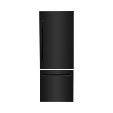 ZLINE 30" Refrigerator Panels in Black Stainless Steel for a 30" Built-in Refrigerator (RPBIV-BS-30)