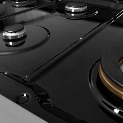 ZLINE 48 in. Classic Gas Rangetop with 8 Burners and Porcelain Cooktop in Stainless Steel with Griddle (RT-GR-48)