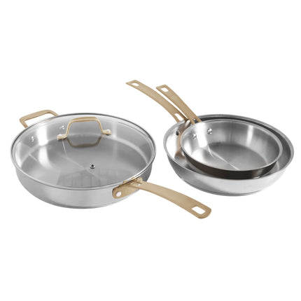 ZLINE 10-Piece Non-Toxic Stainless Steel Cookware Set (CWSETL-ST-10)