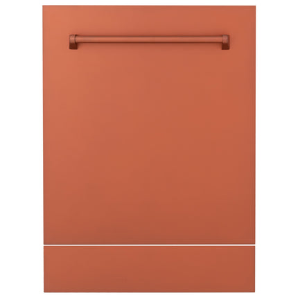 ZLINE 24" Tallac Dishwasher Panel in Copper with Traditional Handle (DPV-C-24)