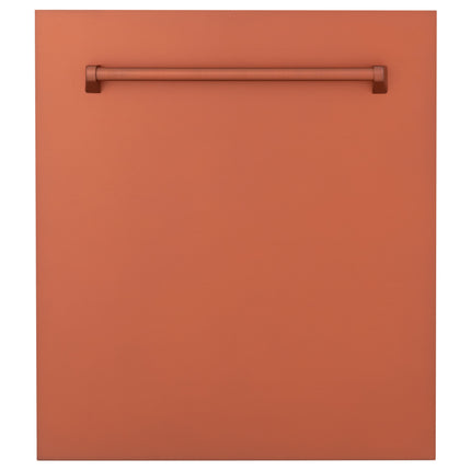 ZLINE 24" Tallac Dishwasher Panel in Copper with Traditional Handle (DPV-C-24)