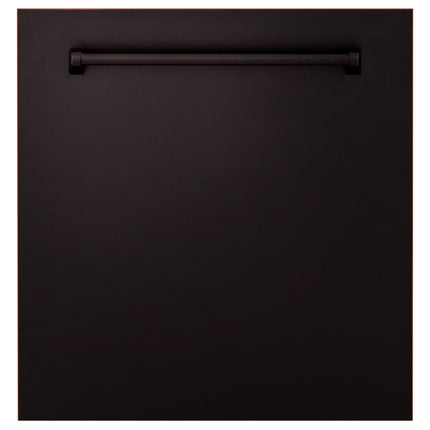 ZLINE 24" Monument Dishwasher Panel in Oil Rubbed Bronze with Traditional Handle (DPMT-ORB-24)