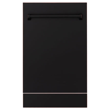 ZLINE 18" Tallac Dishwasher Panel in Oil Rubbed Bronze with Traditional Handle (DPV-ORB-18)