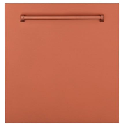ZLINE 24" Monument Dishwasher Panel in Copper with Traditional Handle (DPMT-C-24)