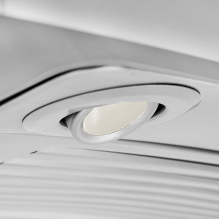 36" ZLINE CrownSound™Ducted Vent Island Mount Range Hood in Stainless Steel with Built-in Bluetooth Speakers (GL9iCRN-BT-36)