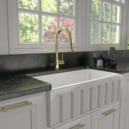 ZLINE Monet Kitchen Faucet in Polished Gold (MON-KF-PG)