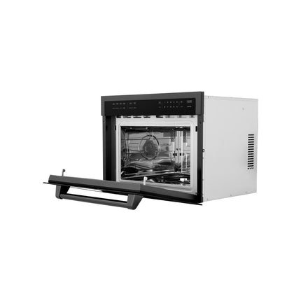 ZLINE 24" 1.6 cu ft. Built-in Convection Microwave Oven in Black Stainless Steel with Speed and Sensor Cooking (MWO-24-BS)
