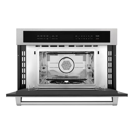ZLINE 30 in. 1.6 cu ft. Built-in Convection Microwave Oven in Satin Stainless Steel with Speed and Sensor Cooking (MWO-30-SS)