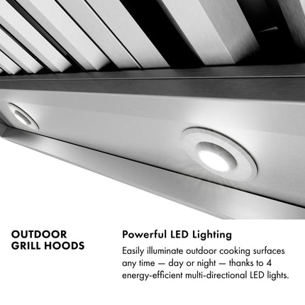 ZLINE 42 in. Under Cabinet Outdoor Grill Hood (GOU1-42)