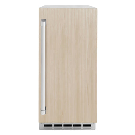 ZLINE 15 in. Touchstone Clear Cube Ice Maker with Drain Pump and Panel Ready Door (ICCDP-15)