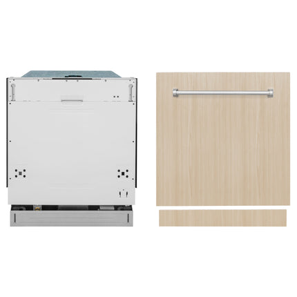 ZLINE 24 in. Panel Ready Top Control Dishwasher with Stainless Steel Tub, 52dBa (DW7713-24)