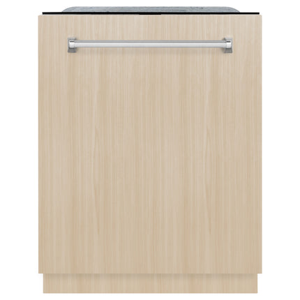 ZLINE 24 in. Monument Series 3rd Rack Top Touch Control Dishwasher in Custom Panel Ready with Stainless Steel Tub, 45dBa (DWMT-24)