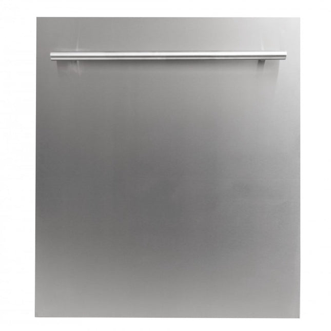 ZLINE 24 in. Stainless Steel Top Control Built-In Dishwasher with Stainless Steel Tub and Modern Style Handle (DW-304-24)