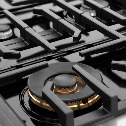 ZLINE 36 in. Paramount Gas Rangetop with 6 Burners and Porcelain Cooktop in Satin Stainless Steel (SRTS-36)