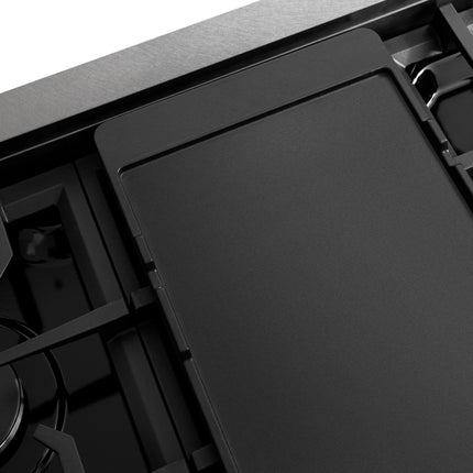 ZLINE 48 in. Paramount Gas Rangetop with 8 Burners and Porcelain Cooktop in Satin Stainless Steel (SRTS-48)