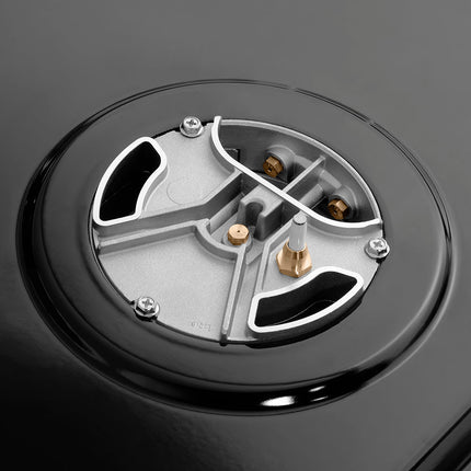 ZLINE 36 in. 5.2 cu. ft. Paramount Dual Fuel Range with 6 Burner DuoPro™ Cooktop and Electric Convection Oven in Black Satin Stainless Steel (PSDRBS-36)