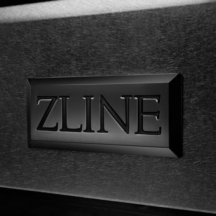 ZLINE Autograph Edition 36 in. 5.2 cu. ft. Paramount Gas Range with 6 Burner Cooktop and Convection Gas Oven in Black Satin Stainless Steel and Polished Gold Accents (SGRBSZ-36-G)