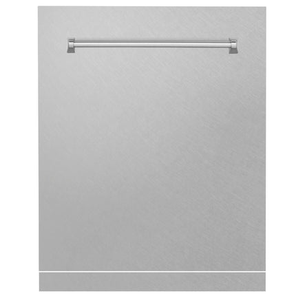 ZLINE 24" Monument Dishwasher Panel in Fingerprint Resistant Stainless Steel with Traditional Handle (DPMT-SN-24)