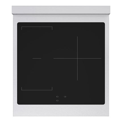ZLINE 24 in. 3.2 cu. ft. Paramount Induction Range with 3 Element Cooktop and Electric Convection Oven in Satin Stainless Steel (SINRS-24)