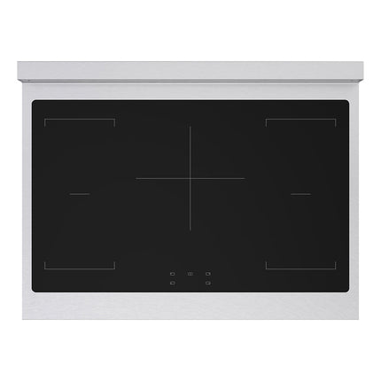 ZLINE Autograph Edition 36 in. 5.2 cu. ft. Paramount Induction Range with 5 Element Cooktop and Electric Convection Oven in Satin Stainless Steel with Polished Gold Accents (SINRSZ-36-G)