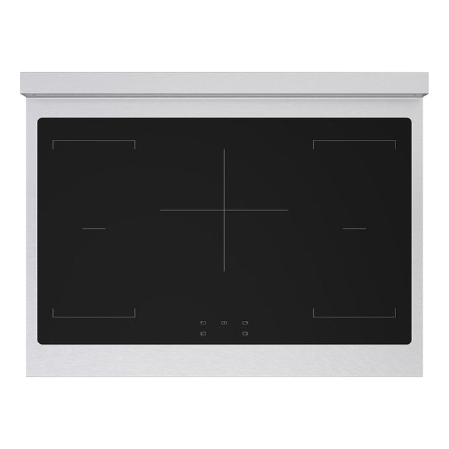 ZLINE Autograph Edition 36 in. 5.2 cu. ft. Paramount Induction Range with 5 Element Cooktop and Electric Convection Oven in Satin Stainless Steel with Polished Gold Accents (SINRSZ-36-G)