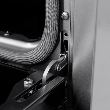ZLINE 48 in. 6.7 cu. ft. Paramount Dual Fuel Range with 8 Burner DuoPro™ Cooktop and Dual Ovens with White Matte Doors (PSDR-WM-48)