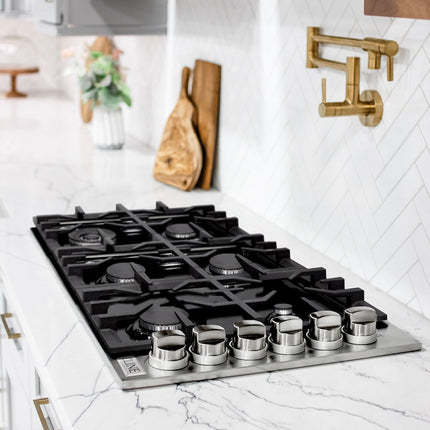 ZLINE 36" Gas Cooktop with 6 Gas Burners (RC36)