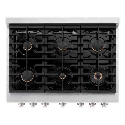 ZLINE 6 Brass Burners (BRASSBR-36)